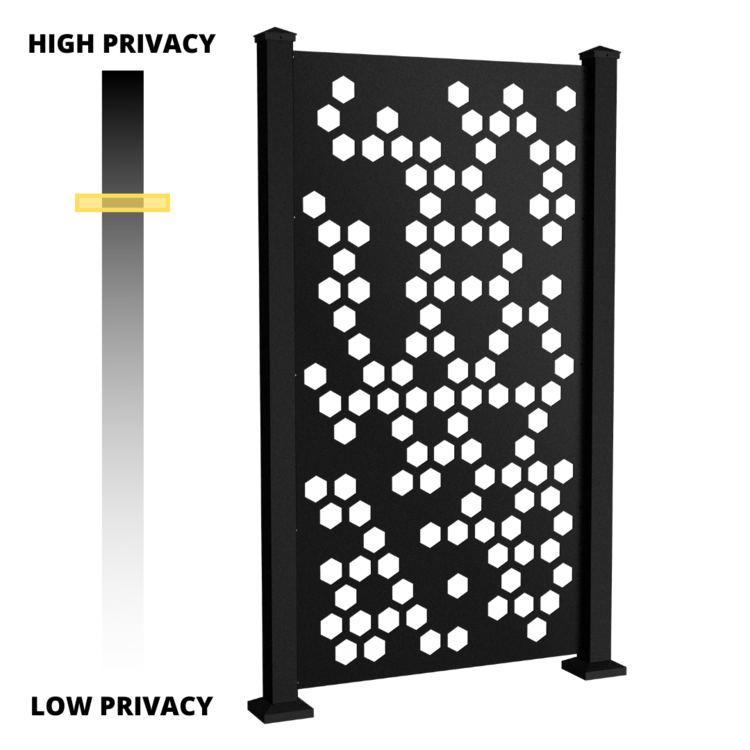 Honeycomb+privacy Screens