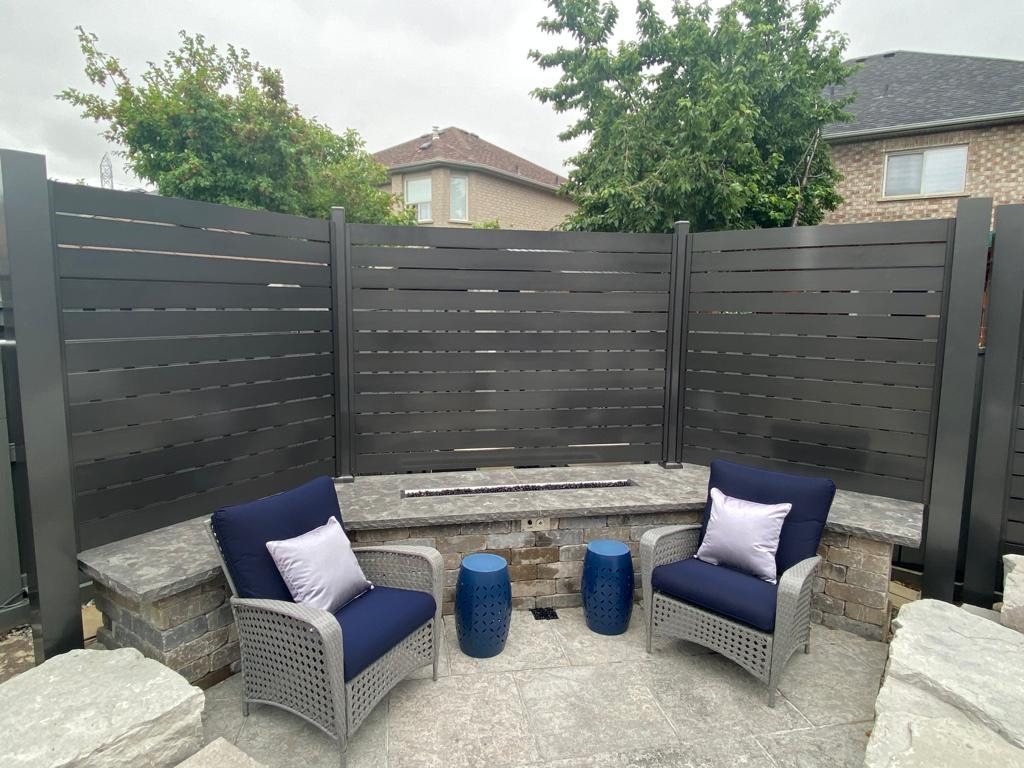 Pewter Privacy Screen