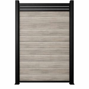 Alu-Vinyl Privacy Screen – Taupe Teak
