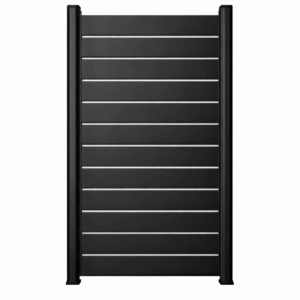 Alu-Slat Semi Privacy Screen – Black