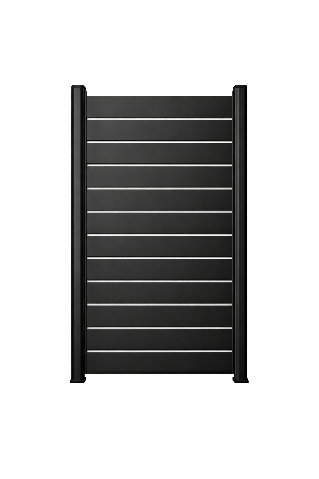 "Alu-Slat" VIVA Privacy Screen (ASPS2) Semi Privacy - Black