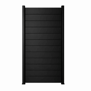 Alu-Slat Full Privacy Screen – Black