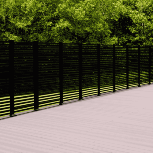 backyard outdoor privacy screens installed for mississauga home